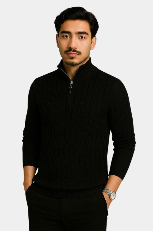 THE SIDNEY ZIP SWEATER